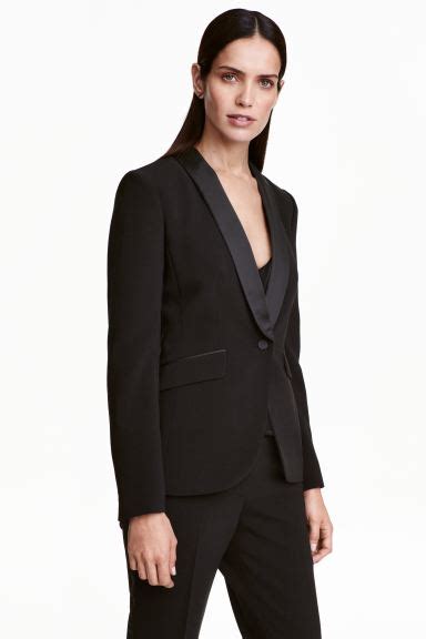 giacca nera donna h&m|giacca e blazer donna.